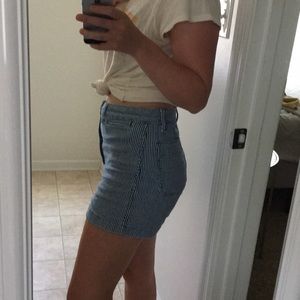 Madewell Emmett piper stripe shorts
